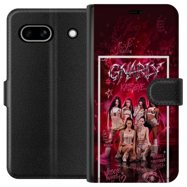 Kompatibel Tegnebogsetui til Google Pixel 7a KATSEYE pink