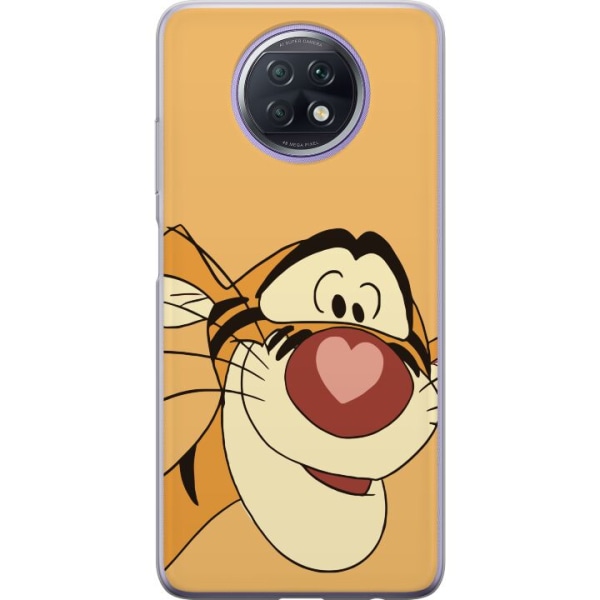 Xiaomi Redmi Note 9T Gennemsigtig cover Tiger