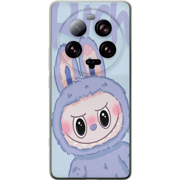 Xiaomi 13 Ultra Genomskinligt Skal Blue Bunny Labubu