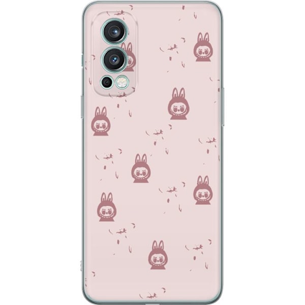 OnePlus Nord 2 5G Läpinäkyvä kuori Labubu Neon Pop - Neonv