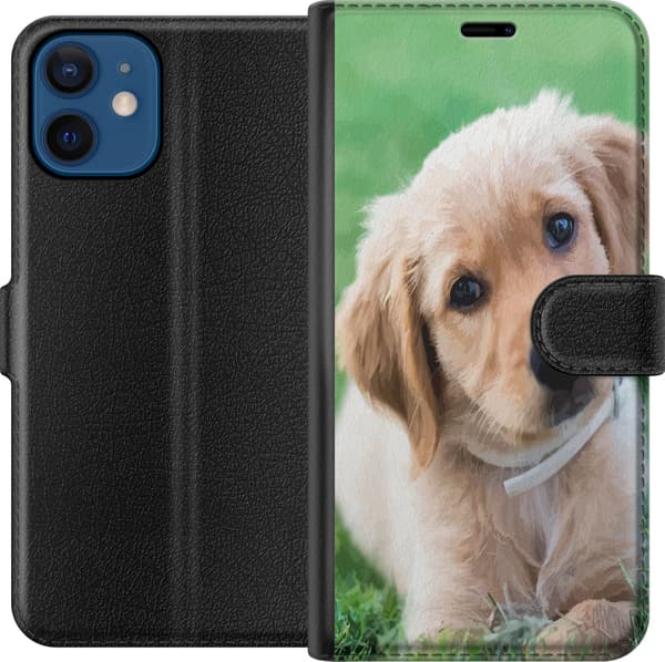 Kompatibelt Plånboksfodral till Apple iPhone 12 mini Hund