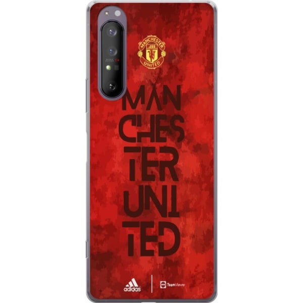Sony Xperia 1 II Genomskinligt Skal Manchester United FC