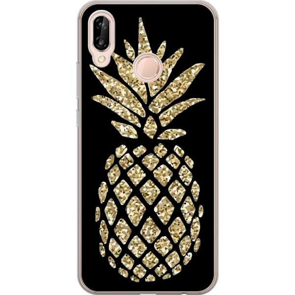 Huawei P20 lite Gennemsigtig cover Ananas