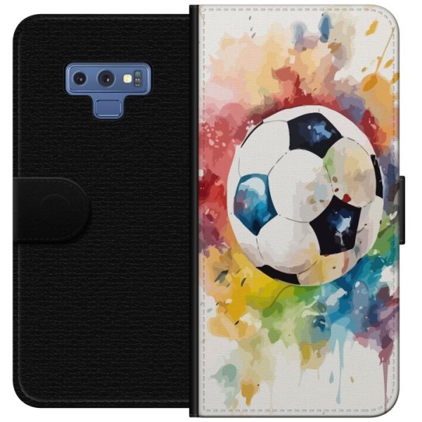 Samsung Galaxy Note9 Tegnebogsetui Fodbold