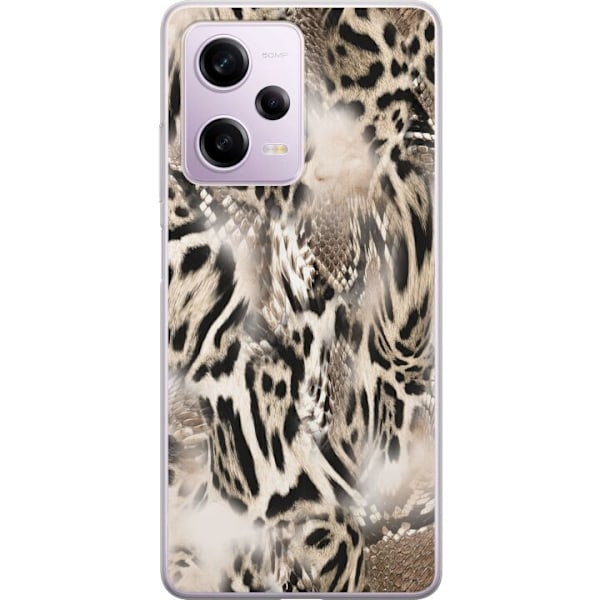 Xiaomi Redmi Note 12 Pro Läpinäkyvä kuori Leopard