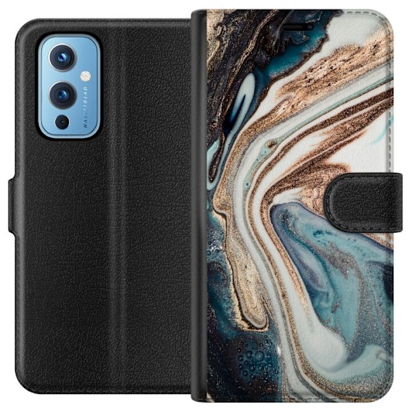 OnePlus 9 Plånboksfodral Mönster