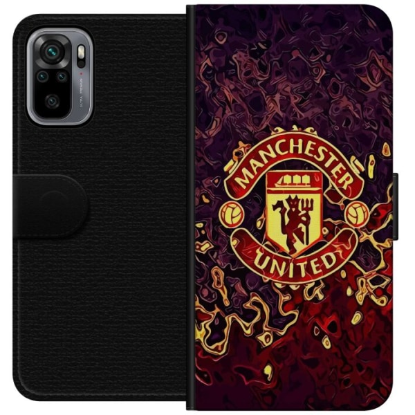 Xiaomi Redmi Note 10S Plånboksfodral Manchester United