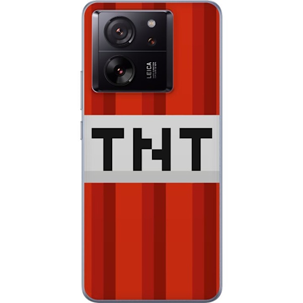 Xiaomi 13T Pro Gennemsigtig cover Minecraft TNT