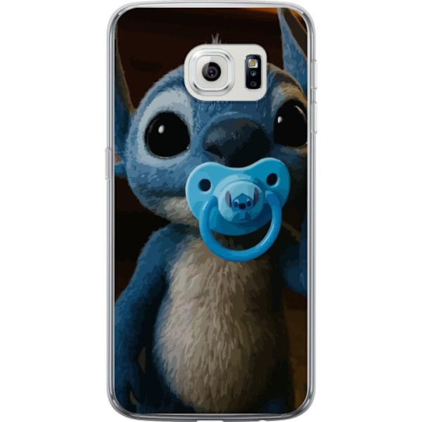 Samsung Galaxy S6 edge Läpinäkyvä kuori Stitch & Napp - vauvateema söpöllä hahmolla