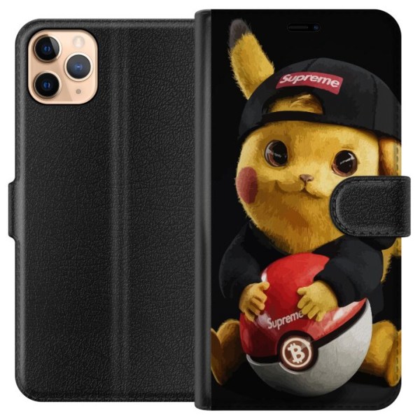 Apple iPhone 11 Pro Max Lommeboketui Pikachu Supreme