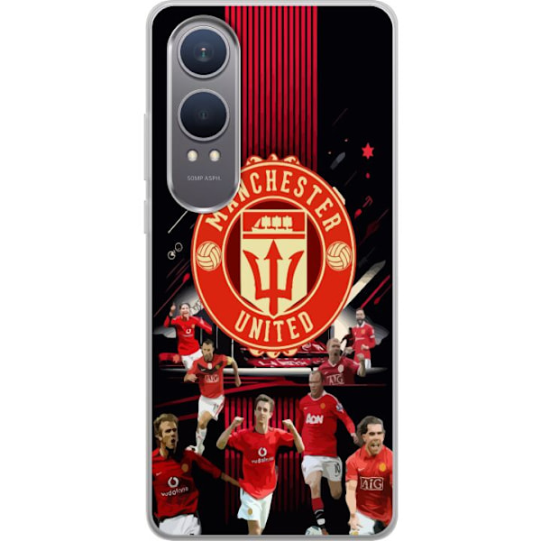 OnePlus Nord CE4 Lite Läpinäkyvä kuori Manchester United F.