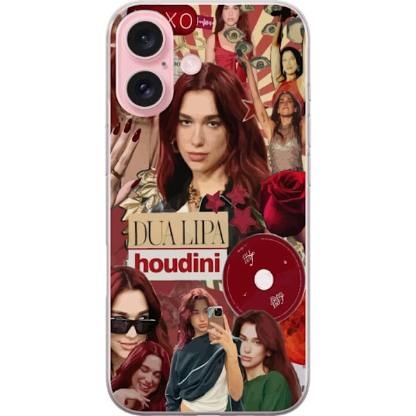 Apple iPhone 16 Läpinäkyvä kuori Dua Lipa – Fashion & Style Edit