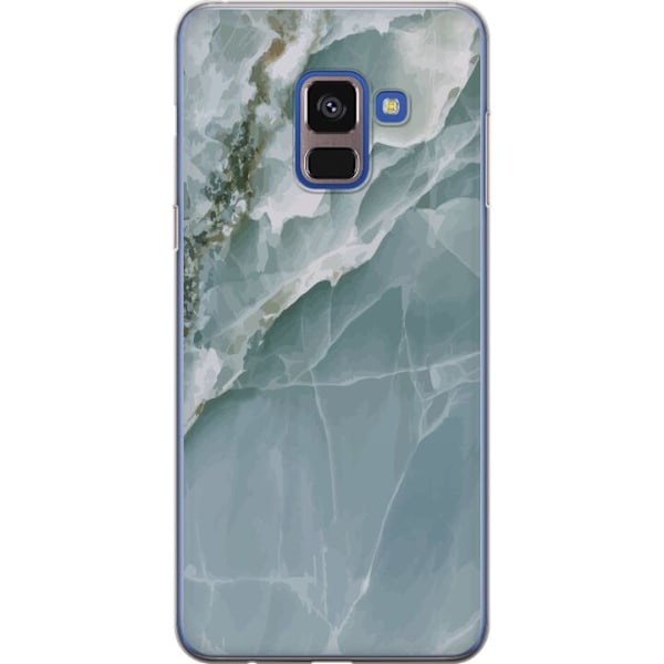 Samsung Galaxy A8 (2018) Genomskinligt Skal Marmor Isfjäll