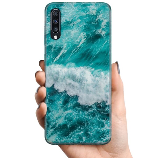 Samsung Galaxy A70 TPU Mobilcover Ocean
