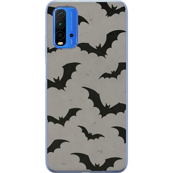 Xiaomi Redmi Note 9 4G Gjennomsiktig deksel Flutterprint