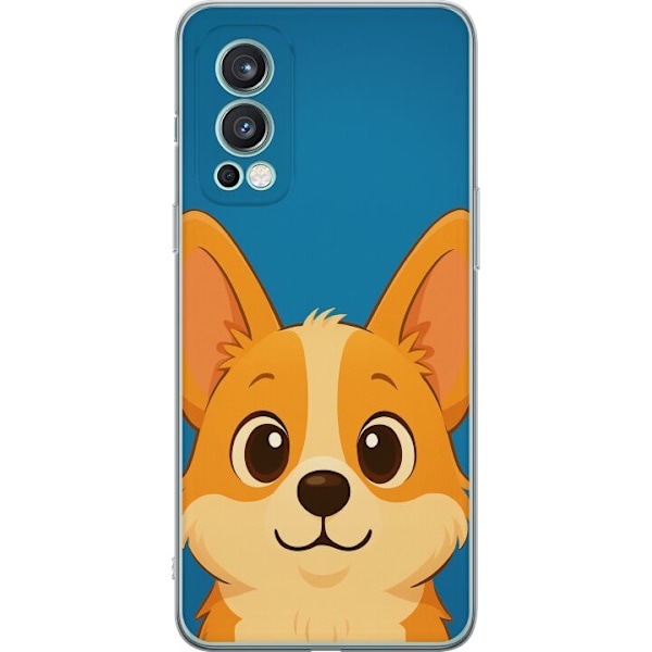OnePlus Nord 2 5G Genomskinligt Skal Hello Corgi