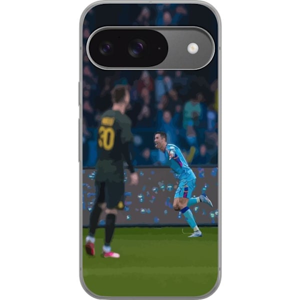 Google Pixel 9 Pro Läpinäkyvä kuori Cristiano Ronaldo