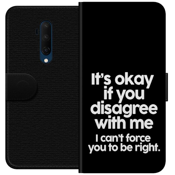 OnePlus 7T Pro Plånboksfodral Text