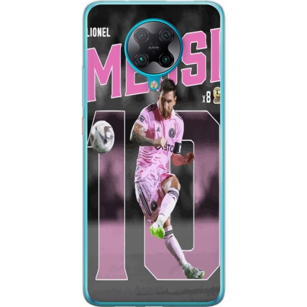 Xiaomi Poco F2 Pro Gennemsigtig cover Lionel Messi