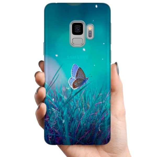 Samsung Galaxy S9 TPU Mobilcover Magisk Sommerfugl