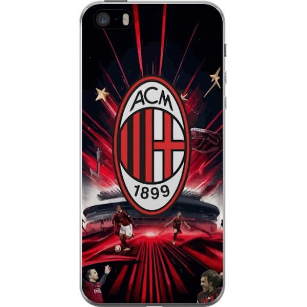 Apple iPhone 5s Läpinäkyvä kuori AC Milan