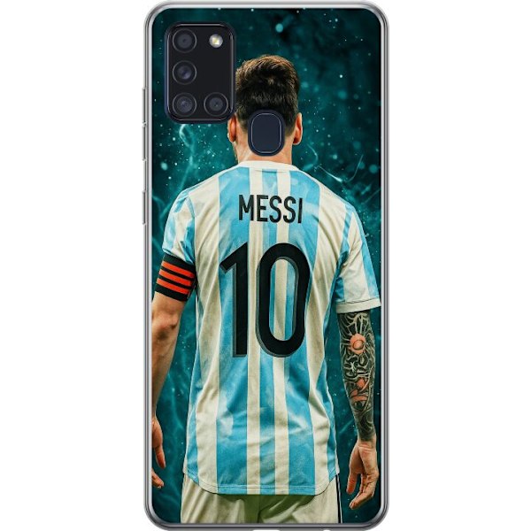 Samsung Galaxy A21s Genomskinligt Skal Messi