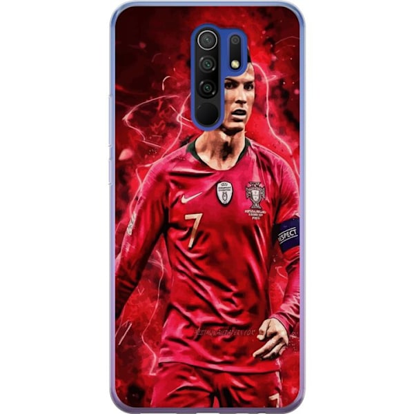 Xiaomi Redmi 9 Genomskinligt Skal Ronaldo Skills – CR7 Design för Äkta Supporters