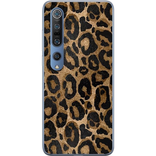 Xiaomi Mi 10 Pro 5G Gjennomsiktig deksel Leopard Luxe