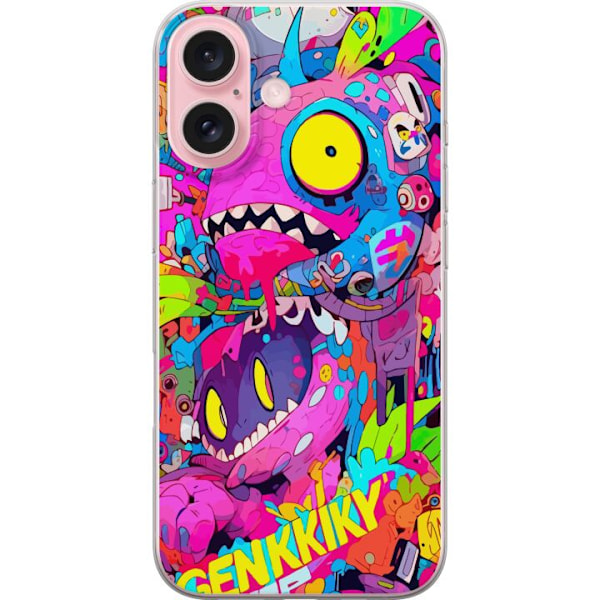 Apple iPhone 16 Gennemsigtig cover Animeret