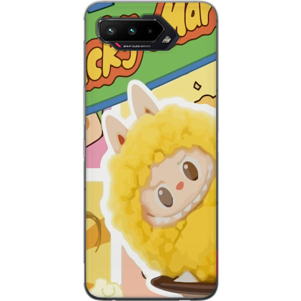 Asus ROG Phone 5 Läpinäkyvä kuori Labubu Wacky Mart Pop Mart -sarjan keräilyfiguuri Söpö Muotoilu Suosittu Teemalelu Sarja Luova Taidelelu