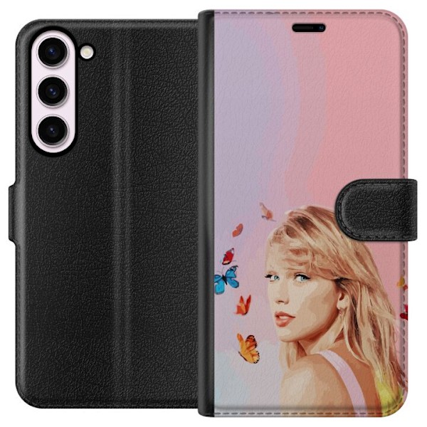 Samsung Galaxy S23+ Tegnebogsetui Taylor Swift Sommerfugle