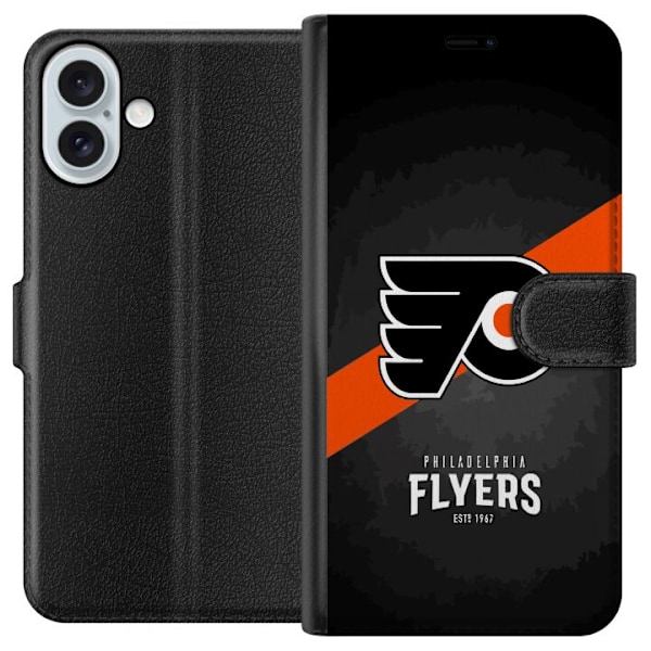 Apple iPhone 16 Plus Lommeboketui Philadelphia Flyers (NHL)