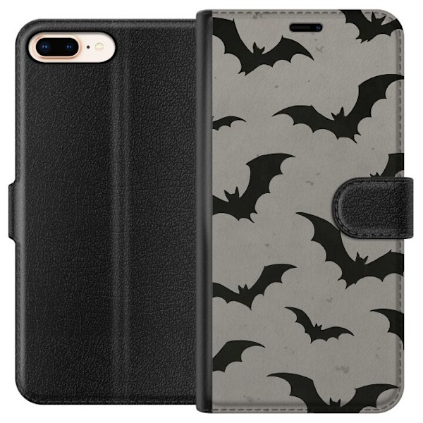 Apple iPhone 8 Plus Lommeboketui Flutterprint