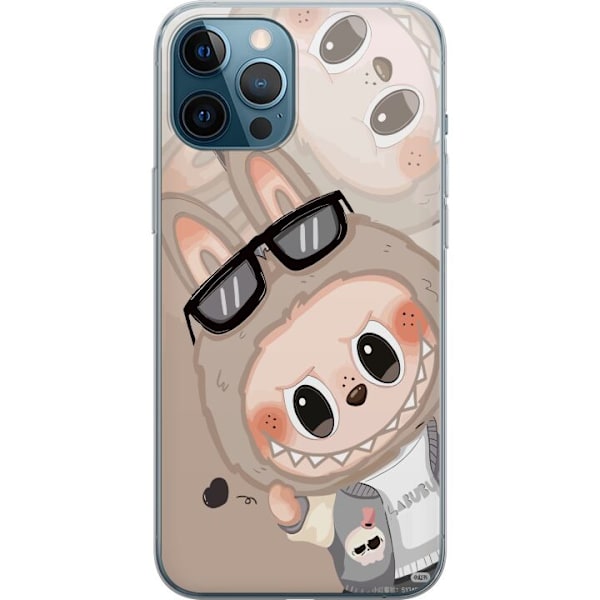 Apple iPhone 12 Pro Max Genomskinligt Skal Labubu Rainbow Chao