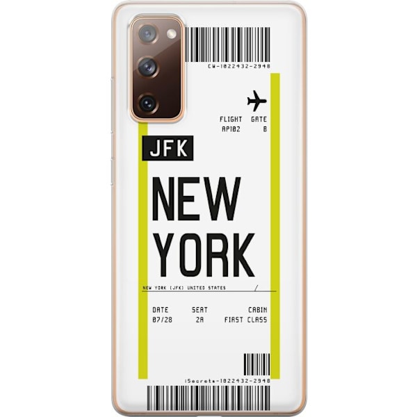 Samsung Galaxy S20 FE Gennemsigtig cover New York