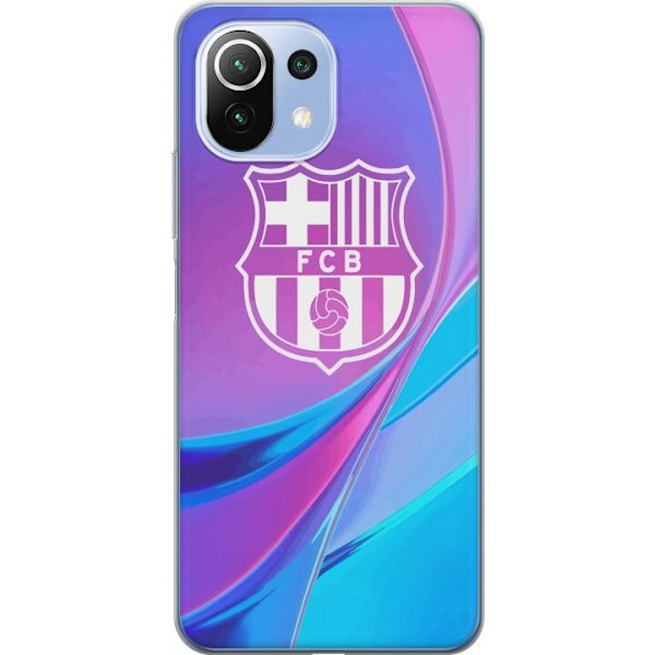 Xiaomi 11 Lite 5G NE Läpinäkyvä kuori FC Barcelona