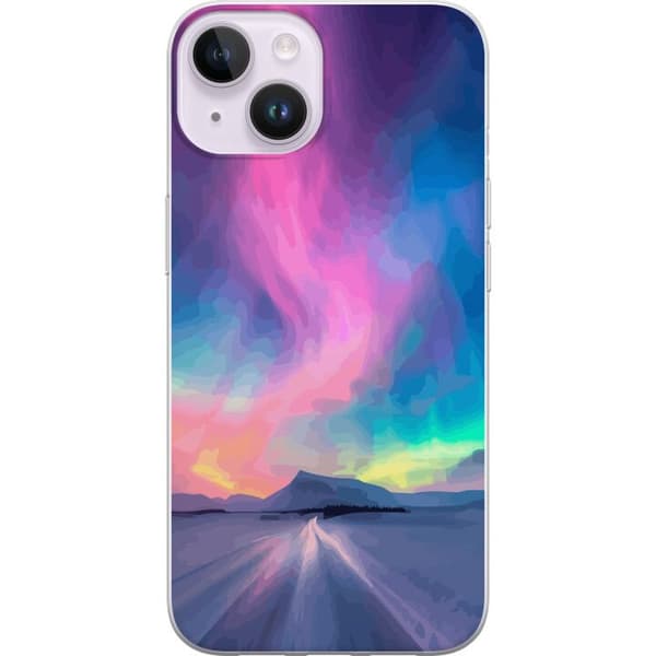 Kompatibelt Mobildeksel til Apple iPhone 14 Nordlys