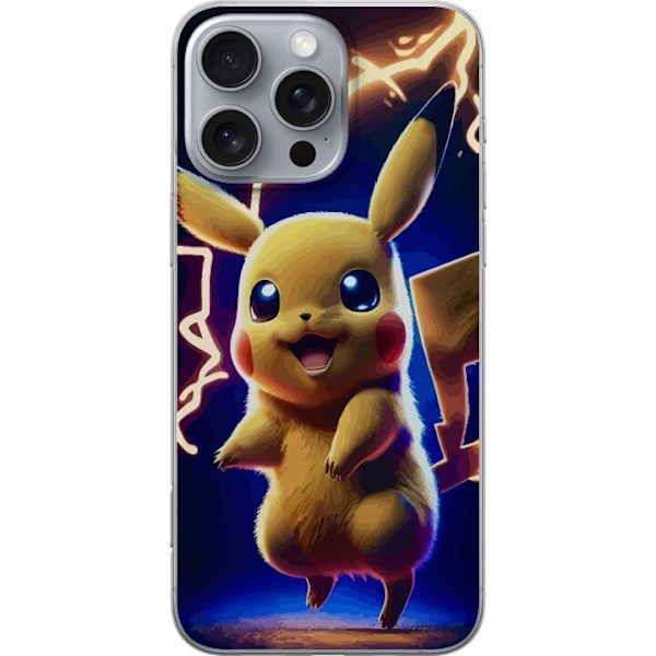 Apple iPhone 16 Pro Max Gjennomsiktig deksel Pikachu