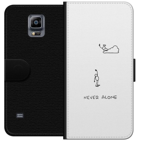 Samsung Galaxy Note 4 Plånboksfodral Aldrig Ensam