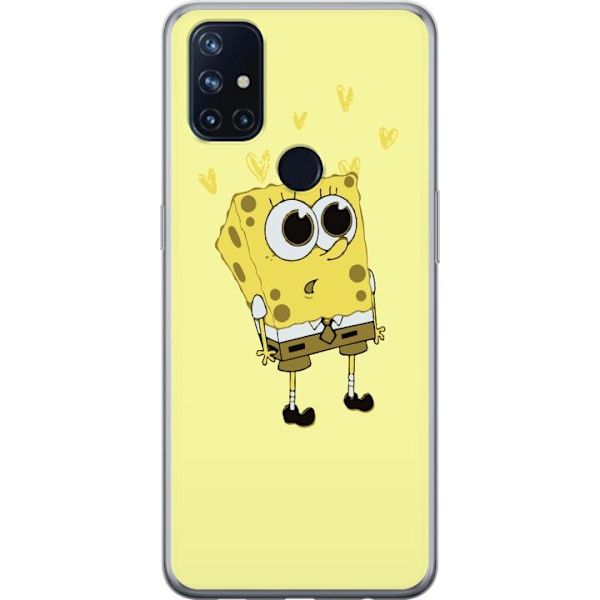 OnePlus Nord N10 5G Gennemsigtig cover SvampeBob Firkant