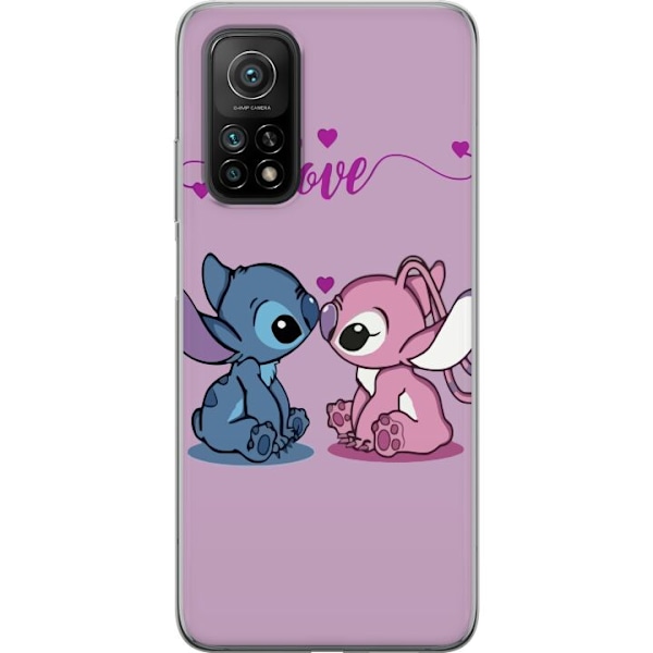 Xiaomi Mi 10T 5G Gennemsigtig cover Lilo & Stitch – Angel Ed