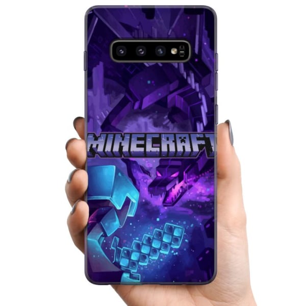 Samsung Galaxy S10 TPU Mobilcover Minecraft