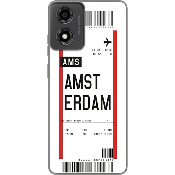 Motorola Moto E14 Gennemsigtig cover Amsterdam