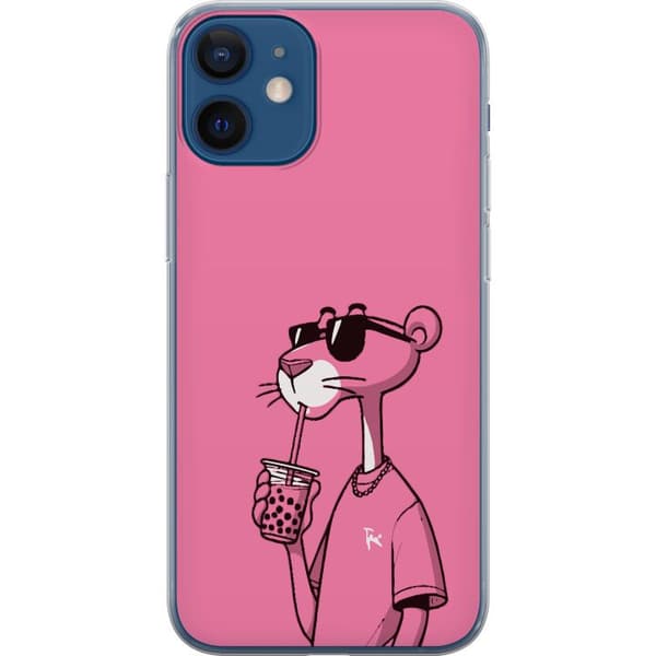 Kompatibelt Mobildeksel til Apple iPhone 12 mini Pink Panter Drink