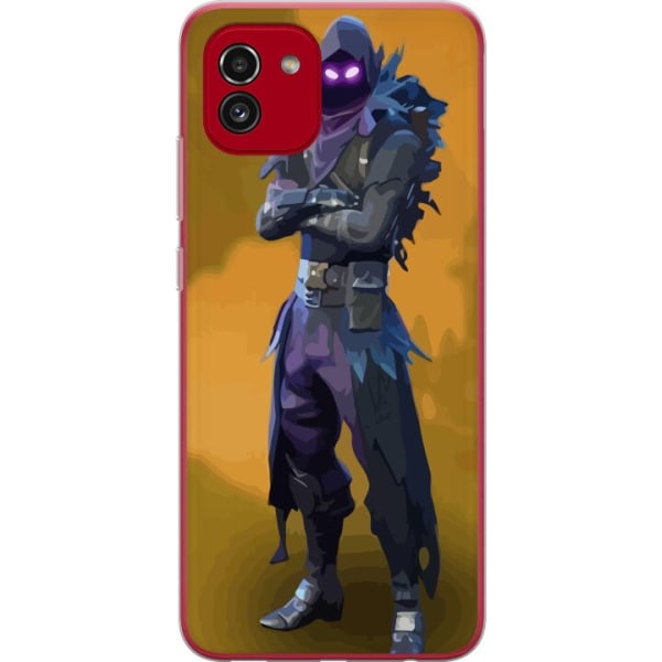 Samsung Galaxy A03 Gennemsigtig cover Fortnite - Raven