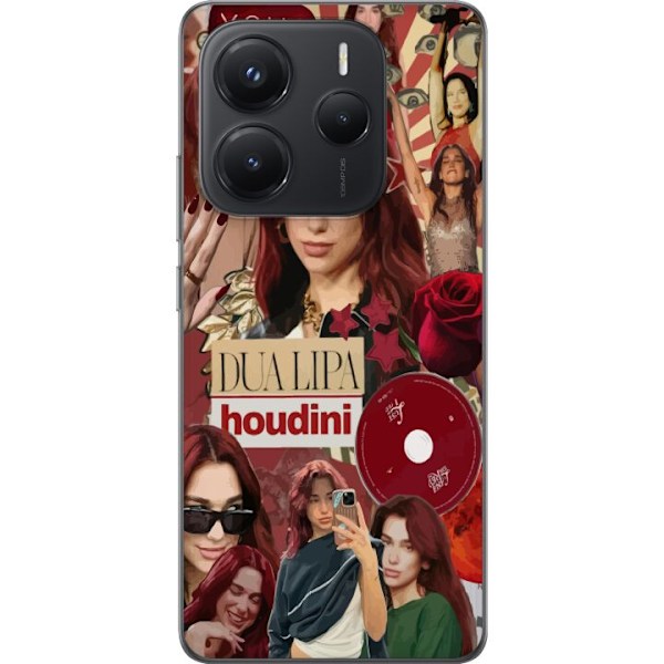 Xiaomi Redmi Note 14 Läpinäkyvä kuori Dua Lipa – Fashion