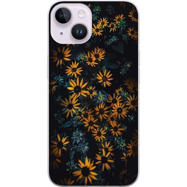 Kompatibelt Mobildeksel til Apple iPhone 14 Blomster