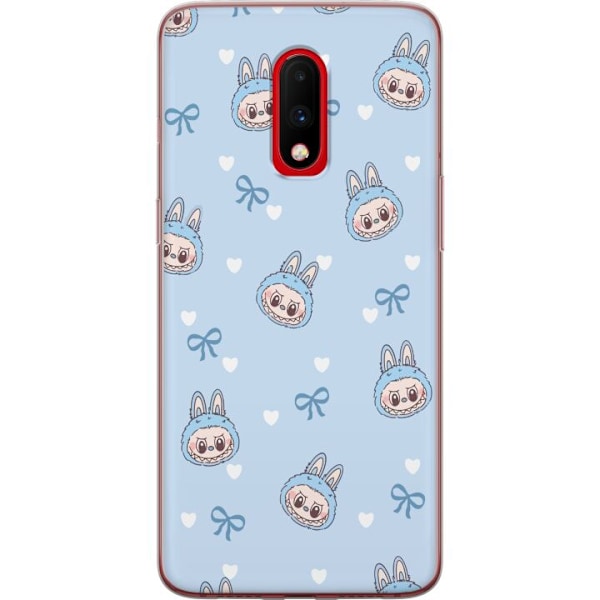 OnePlus 7 Läpinäkyvä kuori Labubu Tuli Henki