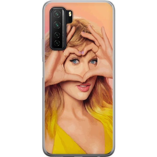 Huawei P40 lite 5G Genomskinligt Skal Taylor Swift