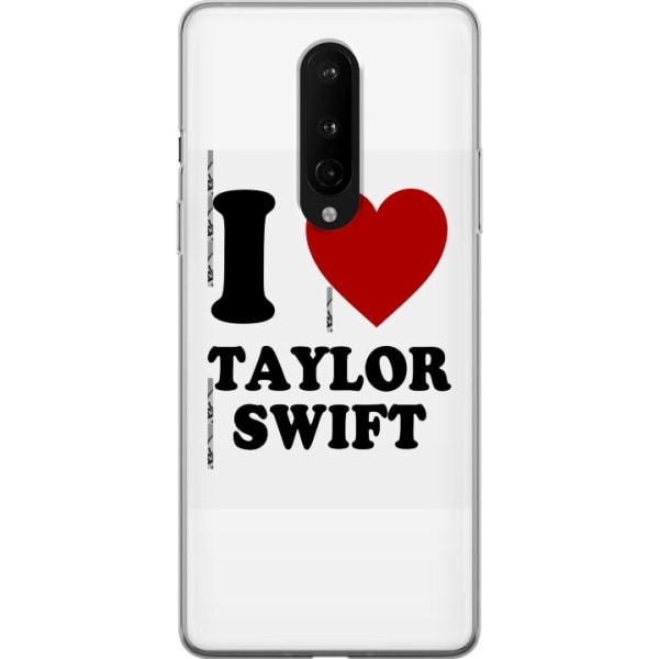 OnePlus 8 Genomskinligt Skal Taylor Swift